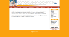 Desktop Screenshot of camargue-en-provence.com
